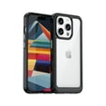 thumbnail image 1 of Allytech for iPhone 16 Case, Clear Back Cover Hard Shell Rugged Hybrid Shockproof Cell Phone Case for Apple iPhone 16, Black, 1 of 8