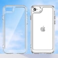 thumbnail image 1 of Allytech for iPhone SE 2022, iPhone SE 2020, iPhone 8, iPhone 7 Rugged Case Heavy Duty Crystal Clear Transparent Cover, Clear, 1 of 6