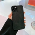 thumbnail image 1 of Allytech for iPhone XS/ iPhone X 5.8 Inch, Soft TPU Camera Lens Protection Skin-feeling Wrinkle Shockproof Cover Case for iPhone XS/X, Black, 1 of 6