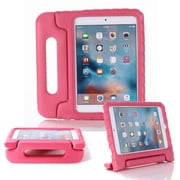 Allytech iPad 10.2 2021 Case, iPad 10.2 Case with Screen Protector, Soft EVA Kids Friendly Shockproof Full Protection Convert Stand Handle Case Cover for Apple iPad 10.2 2021, Rose