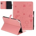 thumbnail image 1 of Allytech iPad 10.2" 7th Generation Case, iPad Air 3 10.5" Case, iPad Pro 10.5" Case, PU Leather Folio Flip Stand Smart Cover with Auto Sleep Wake Feature Pencil Hoder Cards Slots, Pink, 1 of 1