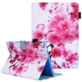 thumbnail image 1 of Allytech iPad 10.2' 8th 7th Gen Case, iPad Air 10.5" 3rd Gen Case, PU Leather Multi Angle Viewing Stand Shockproof TPU Inner Back Cover Auto Sleep Wake for Apple iPad 10.2" 2020/2019,Blossom, 1 of 6