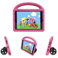 thumbnail image 1 of Allytech iPad 10.2 Case, iPad 9th 8th 7th Gen Kids Case, EVA Handle Stand Cute Car Design Shockproof Lightweight Kids Friendly Case Cover for Apple iPad 10.2 Inch 2021/2020/2019 - Rose, 1 of 6