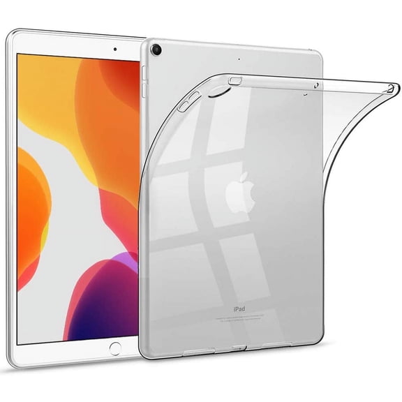 Allytech iPad 10.2" Case Clear, iPad 7th Generation 2019 Case, Soft TPU Gel Clear Ultra Slim Lightweight Shockproof Anti-scratch Silicone Shell Cover for Apple iPad 10.2" 2019, Clear