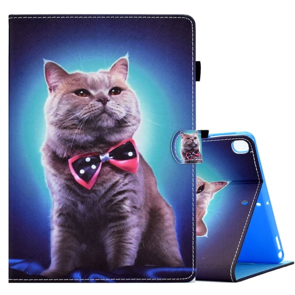 Allytech iPad 10.2" Case, iPad 9 8 7 Case 10.2", Slim Fit Multi Angle Stand Smart Cover Auto Sleep Wake Shockproof Protection Anti-scratch Case for Apple iPad 9th 8th 7th Gen - Cat