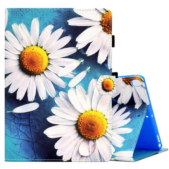 Allytech iPad 10.2" Case, iPad 9 8 7 Case 10.2", Slim Fit Multi Angle Stand Smart Cover Auto Sleep Wake Shockproof Protection Anti-scratch Case for Apple iPad 9th 8th 7th Gen - Sunflower
