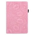 thumbnail image 1 of Allytech for iPad 10th Generation Case 2022 (10.9 inch), Premium Embossed PU Leather Folio Stand Card Slots Wallet Case with Pen Holder Case for iPad 10 2022, Pink, 1 of 5