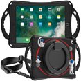 thumbnail image 1 of Allytech iPad 10th Generation Case 2022, iPad 10.9" 2022 Case, Kids Friendly Heavy Duty Shockproof Stand Shoulder Strap EVA Rubber Hybrid Case Cover for Apple iPad 10th Gen 2022 - Black, 1 of 8