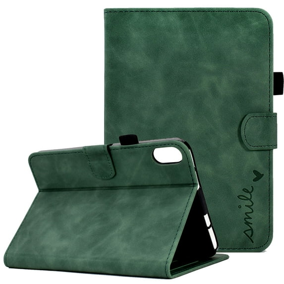 Allytech iPad 10th Generation Case with Pencil Holder, 2022 iPad 10.9 Case Cover 10th Generation, Auto Wake/Sleep Drop Proof Cards Slots Magnet Buckle Business Smart Case Cover for iPad 10.9", Green