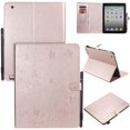 thumbnail image 1 of Allytech iPad 4th / 3rd / 2nd Generation Case Cover, PU Leather Kickstand Folio Flip Auto Sleep Wake Shockproof Full Protection TPU Back Cover for Apple iPad 2 3 4, Rosegold, 1 of 1