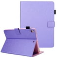 thumbnail image 1 of Allytech iPad 6th 5th Generation Case, iPad Air 1/2 Case, PU Leather Slim Folio Stand Auto Sleep Wake Full Protective Smart Cover Case for Apple iPad 9.7 2018/2017, iPad Air 1/ Air 2, Purple, 1 of 1