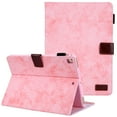 thumbnail image 1 of Allytech iPad 8th Gen 2020 Case 10.2 Inch, iPad 7th Gen 2019 Case, PU Leather Slim Fit Multi Angle Stand Smart Cover Auto Sleep Wake Shockproof Folio Flip Pencil Holder Case for Apple iPad 10.2",Pink, 1 of 8