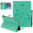 thumbnail image 1 of Allytech iPad 9.7 6th 5th Generation Case, iPad Air 1 2 Case, PU Leather Stand Feature Auto Sleep Wake Shockproof Folio Flip Cover for Apple iPad 9.7 2018/2017/ iPad Air 1/ Air2, Green, 1 of 1