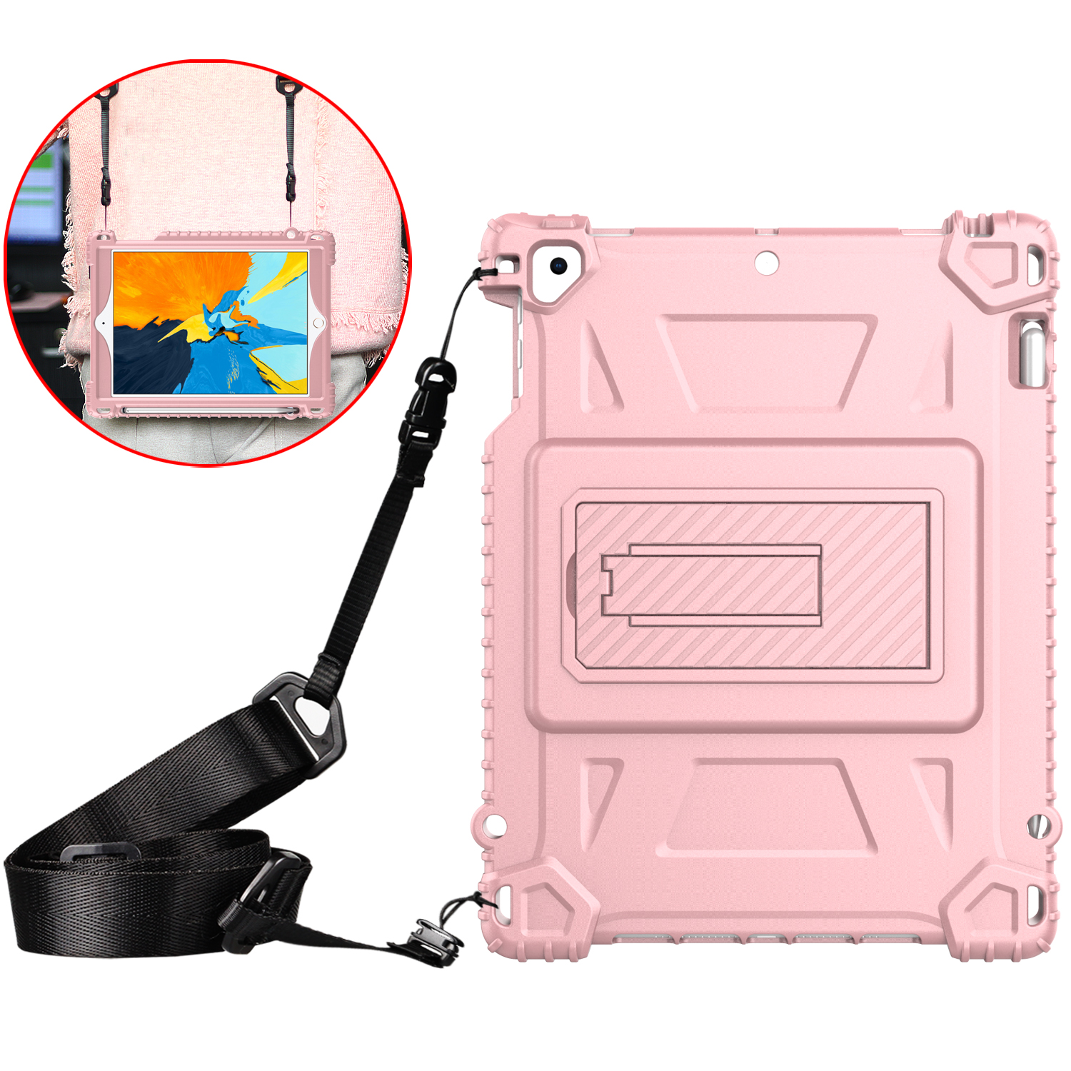 Allytech iPad 9.7 Case 2018/2017, iPad Air 1 2 Case, Silicone ...