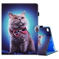 thumbnail image 1 of Allytech iPad 9.7" Case, iPad Air 1 2 Case, Slim Fit Flip Multi Angle Stand Smart Cover Auto Sleep Wake Shockproof Protection Anti-scratch Case for Apple iPad 6th 5th Gen - Cat, 1 of 7
