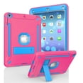thumbnail image 1 of Spot goodsAllytech iPad Air 1st Generation Case Shockproof, Lightweight Silicone Shock Absorbing Kickstand Anti-Slip Kids Friendly Drop Protection Case Cover for Apple iPad Air 9.7 Tablet, Rose+Blue, 1 of 10