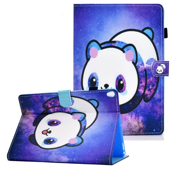 Allytech iPad Air 3 Case 10.5 Inch 2019 iPad Pro 10.5 Case 2017, Slim Folio Kickstand Shell with Pencil Holder Card Pocket Auto Sleep/Wake Cover for Apple iPad 10.5 inch Air 3/iPad Pro 10.5,Panda