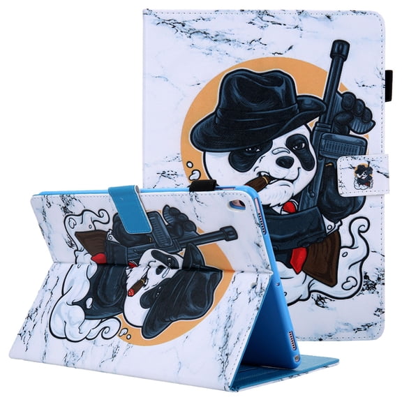 Allytech iPad Air 3 Case 2019, iPad Pro 10.5 Case 2017, Slim Folio Multi Angle Stand Auto Sleep Wake Shockproof Smart Soft TPU Back Cover for Apple iPad 10.5 Air 3, iPad Pro 10.5", Panda