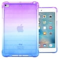 thumbnail image 1 of Allytech iPad Air 3rd Gen Case (10.5",2019), iPad Pro 10.5" Case, Silicone TPU Shock-absorbing Drop Proof Bumper Protection Defender Clear Back Cover for Apple 10.5" iPad Air 3/ Pro 10.5,Purple/Blue, 1 of 5