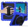 thumbnail image 1 of Allytech iPad Air 5 4 10.9 Case 2022/2020, Heavy Duty Shockproof Kids Case with Pencil Holder Hand Strap Kickstand Shoulder Strap for Apple iPad Air 5th 4th Generation 10.9 Inch -Blue, 1 of 6