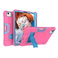 thumbnail image 1 of Allytech iPad Air 5 Case 2022, iPad Air 4 Case 2020, Heavy Duty Protection Shockproof Build In Kickstand Pencil Holder Kids Friendly Case for Apple iPad Air 5th 4th Generation, BlackRose/Blue, 1 of 7