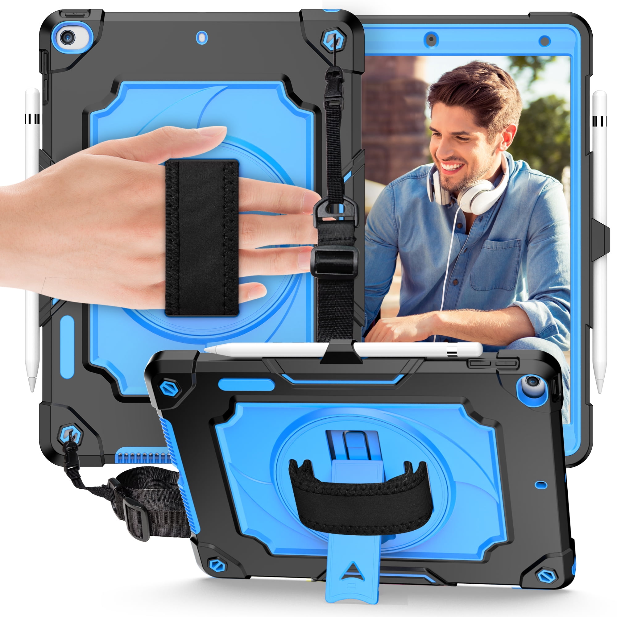 Allytech iPad Case 9th 8th 7th Gen Case, iPad 10.2