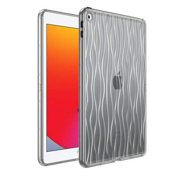 Allytech iPad Case 9th 8th 7th Generation 10.2", Ultra Slim Lightweight Clear Transparent Anti-Yellow Drop Protective Shockproof Back Cover Shell Case for Apple iPad 10.2" 2021/2020/2019 - Black