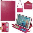 thumbnail image 1 of Allytech iPad Mini 5 Case 2019, iPad mini 4 /mini 3/ mini 2/ mini 1 Case, PU Leather Kickstand Smart Sleeves Auto Sleep Wake Detachable Shoulder Strap Cover with Cards Pocket & Hand Strap, Rose, 1 of 9