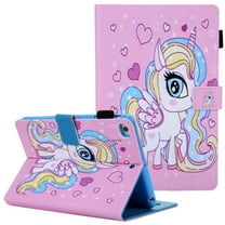 Allytech iPad Mini 5 Case, iPad Mini 4 Case, iPad Mini 1 2 3 Case, Slim Fit Folio Kickstand Auto Sleep Wake Protective Shockproof Wallet Cases Covers for Apple iPad Mini 1 2 3 4 5,Unicorn