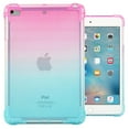 thumbnail image 1 of Allytech iPad Mini 5 Case Clear, iPad Mini 1 2 3 4 Case Cover, Ultra Slim Fit Silicone Corner Protection Impact Resistant Shockproof Defender Back Cover for Apple iPad Mini 1 2 3 4 5,Pink/Mint, 1 of 5