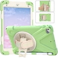 thumbnail image 1 of Allytech iPad Mini 5 Case Kids, iPad mini 4 Case with Screen Protector, Heavy Duty Protection Rugged Kids Friendly Shockproof Kickstand Pencil Holder Cover for Apple iPad mini 4/ mini 5,Matchagreen, 1 of 9