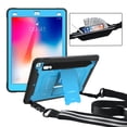 thumbnail image 1 of Allytech iPad Mini 5 Case, iPad Mini 4 Case, Dual Layers Full Protection Shockproof Pencil Holder Kids Friendly Shoulder Strap Kickstand Defender Case Cover for Apple iPad mini 5 / mini 4, Blue, 1 of 10