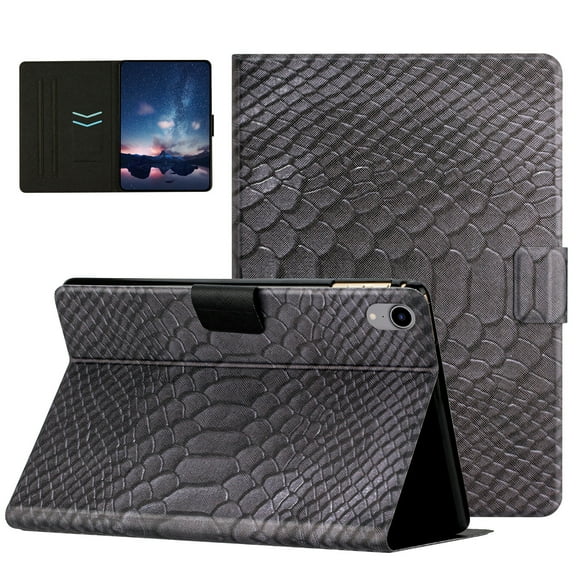 Allytech for iPad Mini 6 Case, iPad Mini 8.3" Case 2021, Premium PU Leather Multi-Angle Viewing Folio Stand Auto Sleep Wake up Card Slots Case for iPad Mini 6th Gen 2021, Black