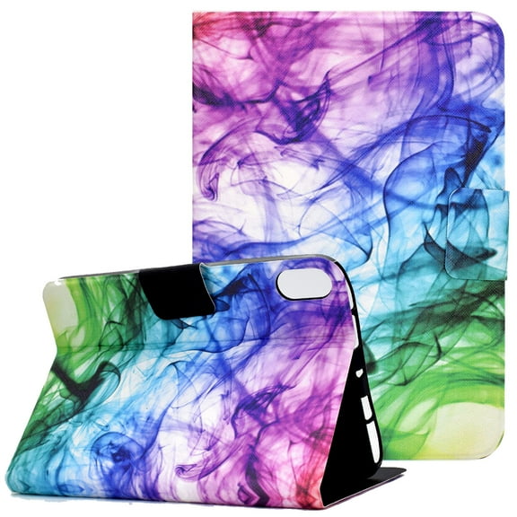 Allytech iPad Mini 6 Case 8.3 Inch 2021(Model: A2567, A2568, A2569), Flip PU Leather Multi-Angle Viewing Stand Card Holder Auto Wake Sleep Wallet Case for iPad Mini 6th Gen 2021(8.3"), Mist
