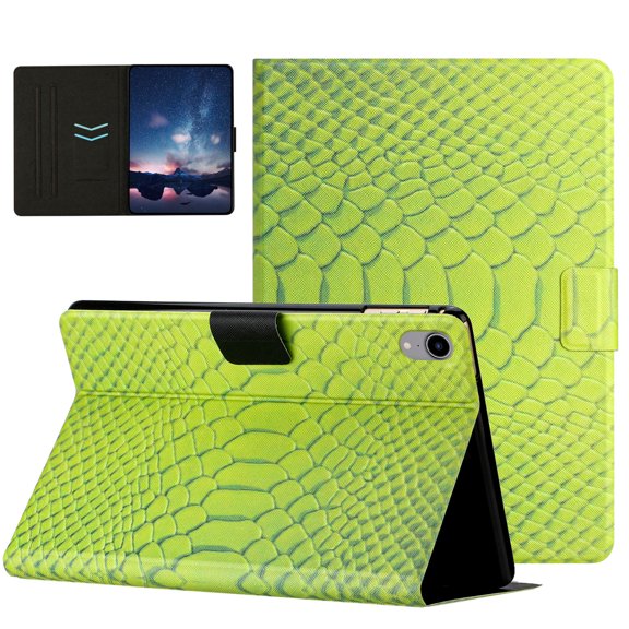 Allytech for iPad Mini 6 Case, iPad Mini 8.3" Case 2021, Premium PU Leather Multi-Angle Viewing Folio Stand Auto Sleep Wake up Card Slots Case for iPad Mini 6th Gen 2021, Green