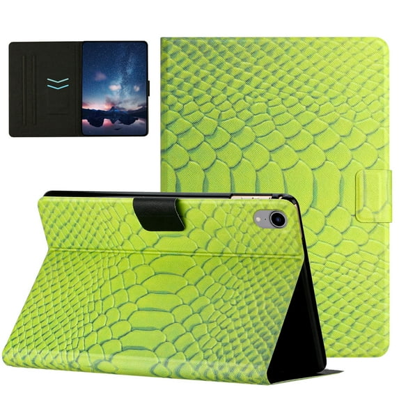 Allytech for iPad Mini 6 Case, iPad Mini 8.3" Case 2021, Premium PU Leather Multi-Angle Viewing Folio Stand Auto Sleep Wake up Card Slots Case for iPad Mini 6th Gen 2021, Green