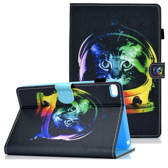 Allytech iPad Mini Case 7.9 Inch iPad Mini 5 Case 2019/iPad Mini 4 Case 2015/iPad Mini 3 2 1 Cover, Slim Light Stand Sleeve with Pencil Holder Shockproof Magnetic Shell for Apple iPad Mini,Astro-Cat