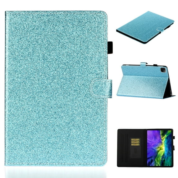 Allytech iPad Pro 11 2020 Case, Slim Fit PU Leather Folio Flip Smart Cover Auto Sleep Wake Shock-Absorption Multi Angle Stand Pencil TPU Inner Case Cover for Apple iPad Pro 11 2nd Gen, Blue