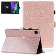 thumbnail image 1 of Allytech iPad Pro 11 2020 Case, Slim Fit PU Leather Folio Flip Smart Cover Auto Sleep Wake Shock-Absorption Multi Angle Stand Pencil TPU Inner Case Cover for Apple iPad Pro 11 2nd Gen, Rosegold, 1 of 9
