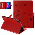 thumbnail image 1 of Allytech iPad Pro 11 Case 2020 /2018, PU Leather Smart Cover Auto Sleep Wake Folio Flip Shockproof Pencil Holder Full Protection TPU Back Cover for Apple iPad Pro 11 1st / 2nd Generation, Red, 1 of 1