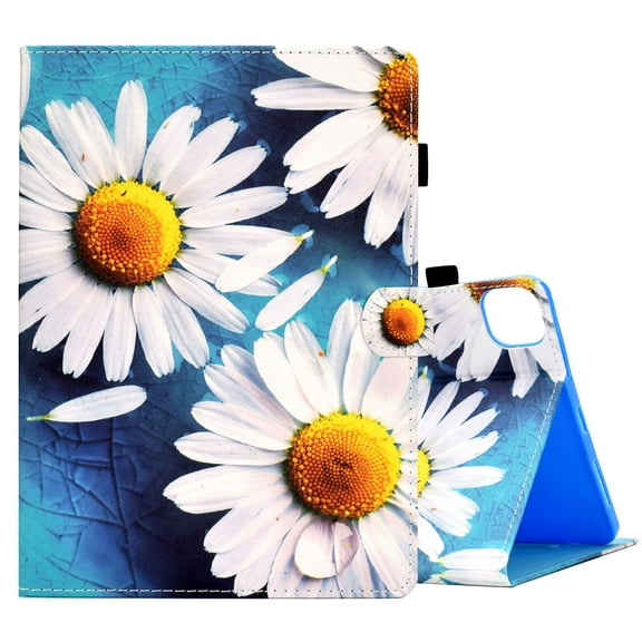Allytech iPad Pro 11 Case 2021/2020/2018, Slim Fit Flip Multi Angle Stand Smart Cover Auto Sleep Wake Shockproof Protection Anti-scratch Case for Apple iPad Pro 11 1st 2nd 3rd Gen - Sunflower