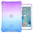 thumbnail image 1 of Allytech iPad Pro 11 Inch Case Clear, Silicone Bumper Defender Shockproof Lightweight Slim Fit Shock-Absorbing Scratch Resistant TPU Back Cover for Apple iPad Pro 11" 2018, Purple/Blue, 1 of 5
