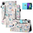 thumbnail image 1 of Allytech iPad Pro 11-inch Case 2020, iPad Pro 11 Case 2018, Slim Fit Smart Cover Auto Sleep Wake Folio Flip Kickstand Shockproof Protection Case Cover for Apple iPad Pro 11-inch, Butterfly Tower, 1 of 6