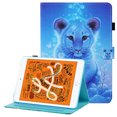 thumbnail image 1 of Allytech iPad mini 5 Case 2019, iPad Mini 4 Case, iPad Mini 1 2 3 Case, PU Leather Smart Cover Auto Sleep Wake Multi Anlge Viewing Stand Folio Flip TPU Cover Case for Apple Mini iPad 7.9", Tiger, 1 of 7