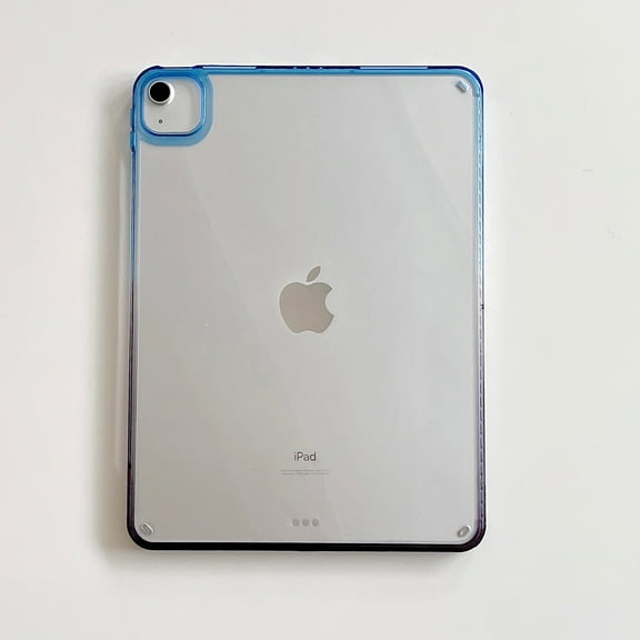 Allytech iPad mini 6 Case, iPad mini 6th Generation Case, Clear Transparent Gradient Color Anti-Scratch Shockproof Drop Proof Ultra Slim Cover Case for Apple iPad mini 6 8.3" - Blue