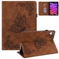 thumbnail image 1 of Allytech iPad mini 6 Case, Mini 6 iPad 8.3-inch Case Cover, Premium PU Leather Shockproof Auto Sleep Wake Slim Full Protection Kickstand Case Cover for Apple iPad mini 6 2021, Brown, 1 of 6