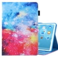 thumbnail image 1 of Allytech iPad mini 6 Case, iPad Mini 6 Flip Case 8.3", PU Leather Smart Cover Auto Sleep Wake Multi Angle Stand Shockproof Protection TPU Back Cover for Apple iPad mini 6 2021, Galaxy, 1 of 6