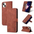 thumbnail image 1 of Allytech iPhoen 15 Wallet Case, Flip Cover PU Leather Cards Holder Slots Kickstand Bumper Shock Absorption Anti-Scratch Wallet Phone Case Cover for Apple iPhone 15 - Brown, 1 of 11