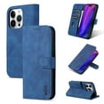 thumbnail image 1 of Allytech iPhoen 15 Wallet Case, Flip Cover PU Leather Cards Holder Slots Kickstand Bumper Shock Absorption Anti-Scratch Wallet Phone Case Cover for Apple iPhone 15 Pro - Blue, 1 of 11