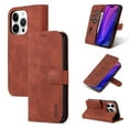 thumbnail image 1 of Allytech iPhoen 15 Wallet Case, Flip Cover PU Leather Cards Holder Slots Kickstand Bumper Shock Absorption Anti-Scratch Wallet Phone Case Cover for Apple iPhone 15 Pro Max - Brown, 1 of 11